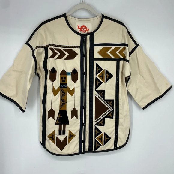 Vintage RED HARE ORIGINALS Tucson Arizona jacket shirt southwest appliqué - Picture 3 of 7